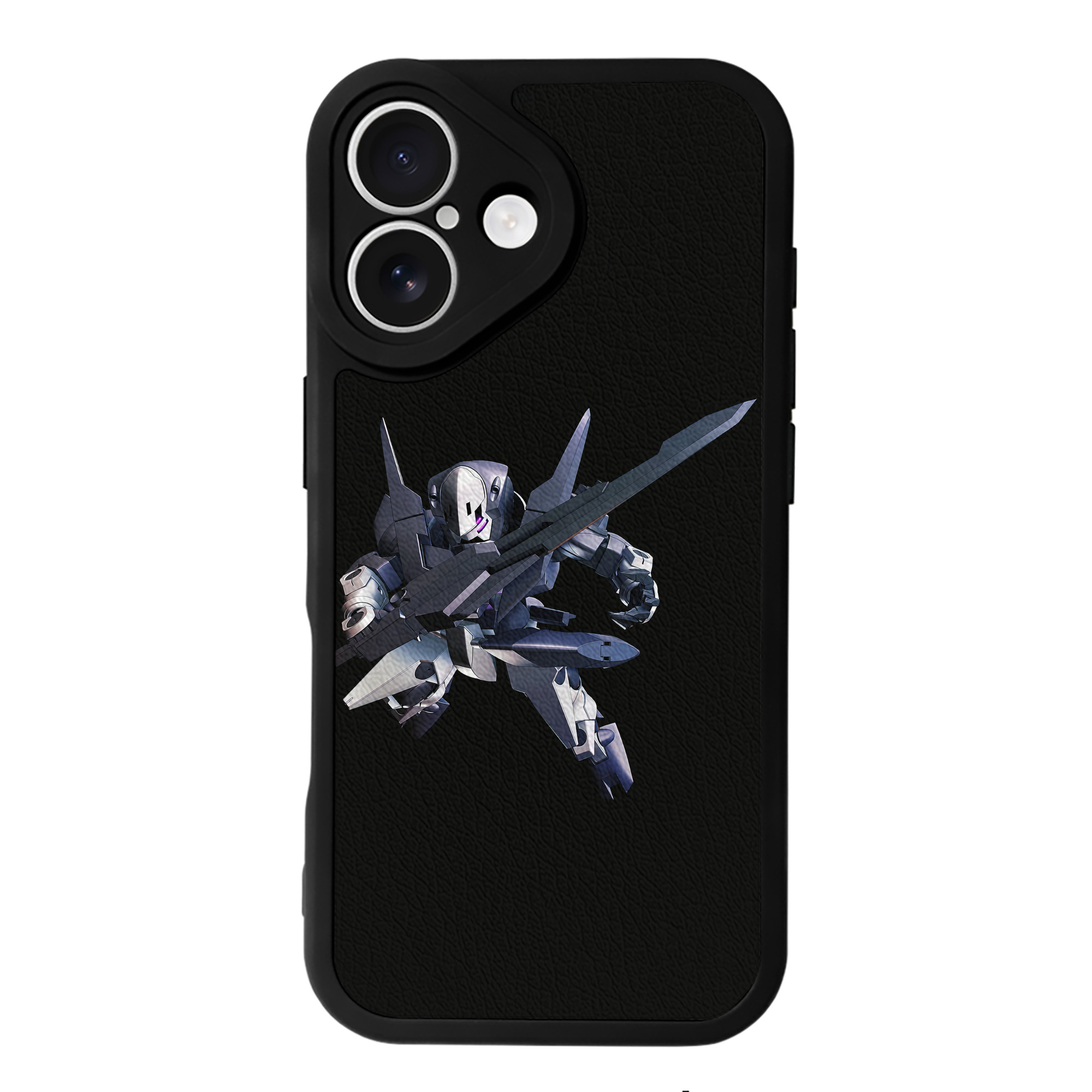 （画像用） 機動戦士ガンダム Mobile Suit Gundam 【iPhone 16シリーズ対応】シリコンスマホケース（レザー調） 材質：シリコン